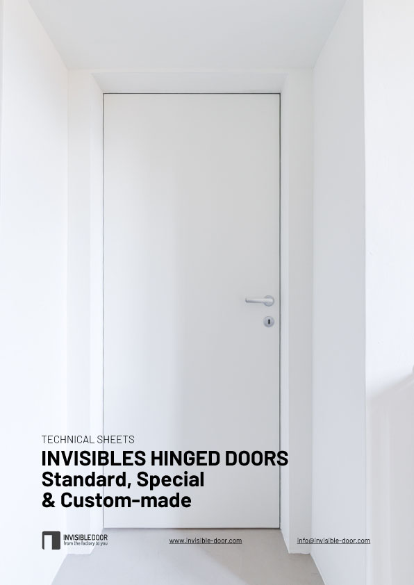 invisible hinged doors data sheet cover