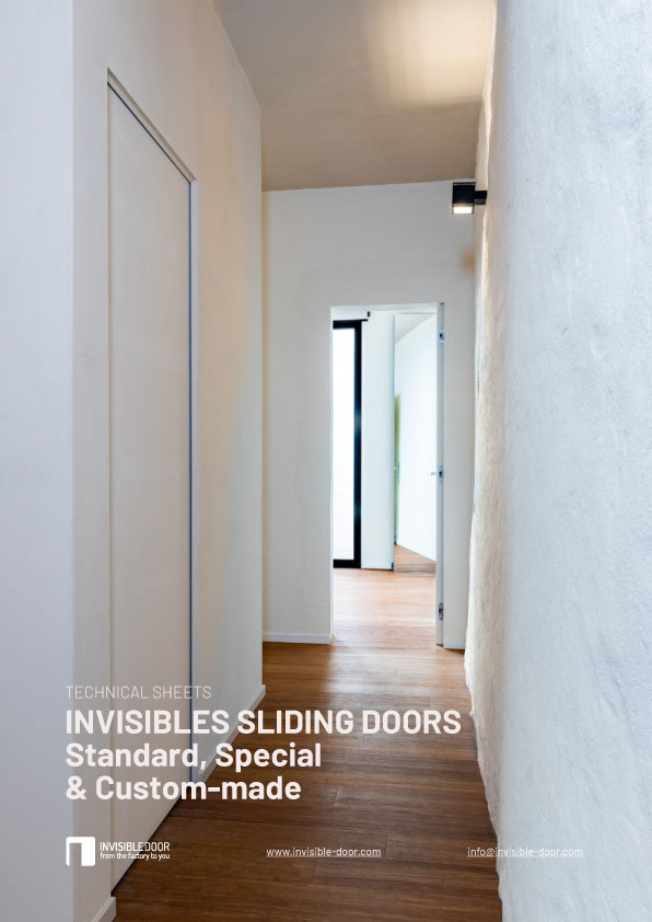 invisible sliding doors data sheet cover