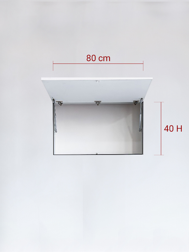 Invisible single panel upward cm 80×40