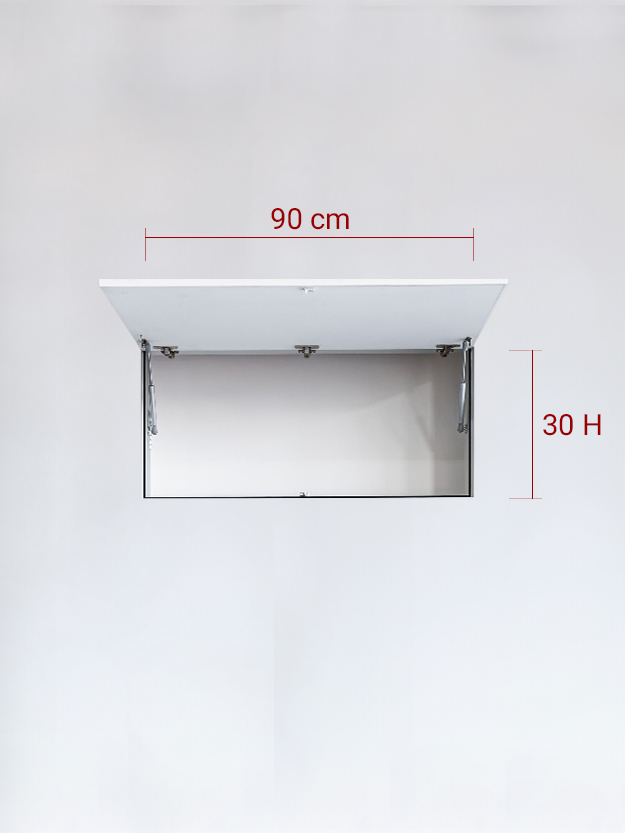 Invisible single panel upward cm 90×30