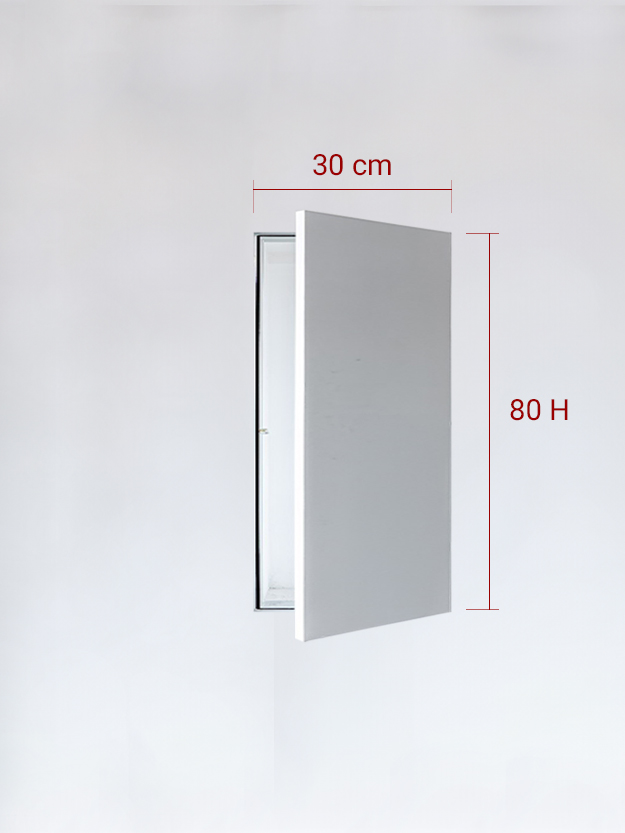 Invisible single panel cm 30×80