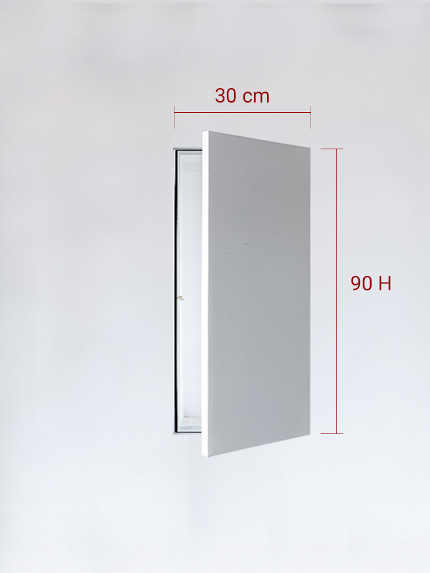 Invisible single panel cm 30×90