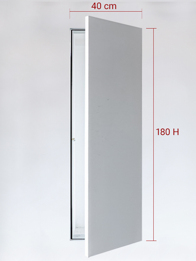 Invisible single panel cm 40×180