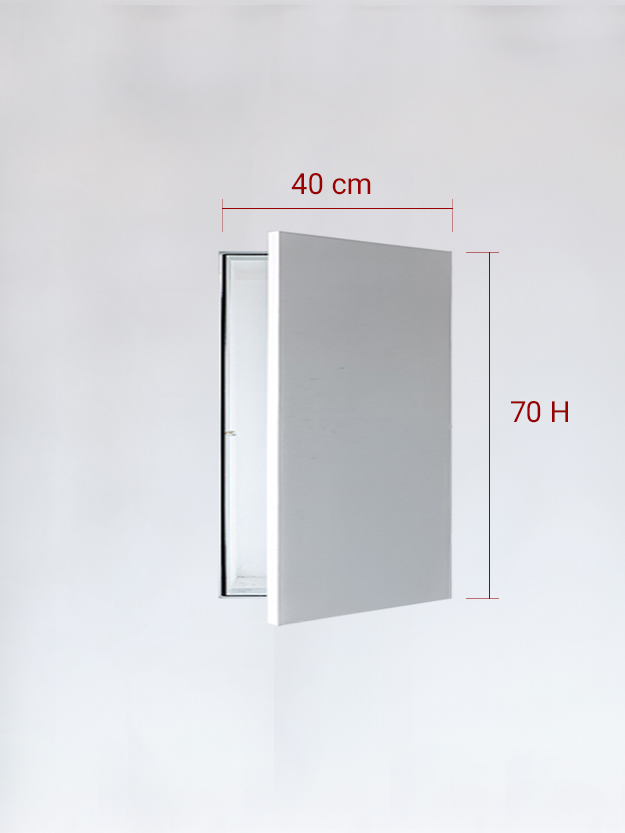 Invisible single panel cm 40×70