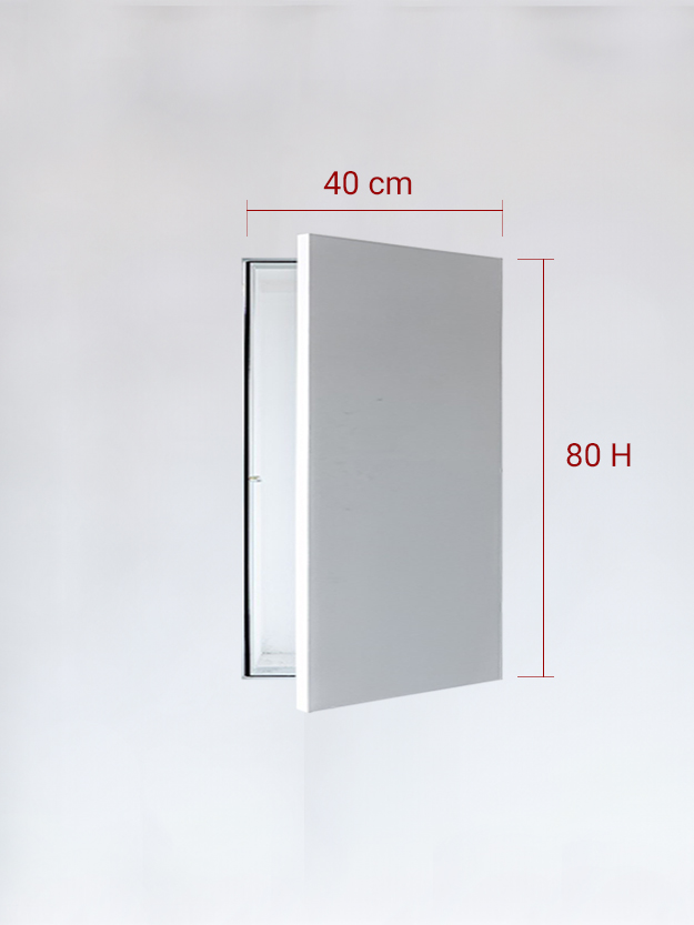 Invisible single panel cm 40×80