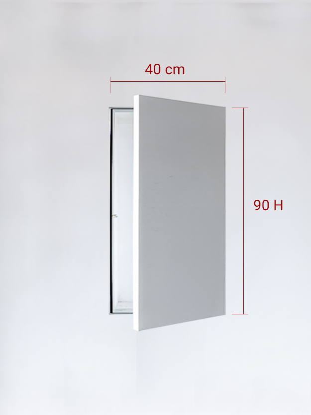 Invisible single panel cm 40×90