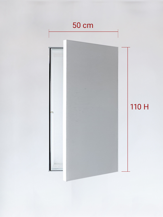 Invisible single panel cm 50×110