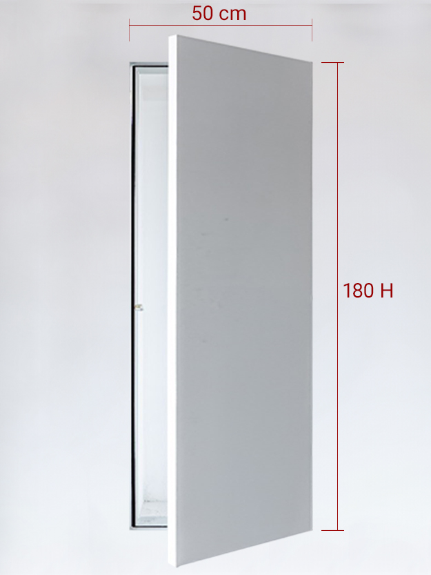 Invisible single panel cm 50×180