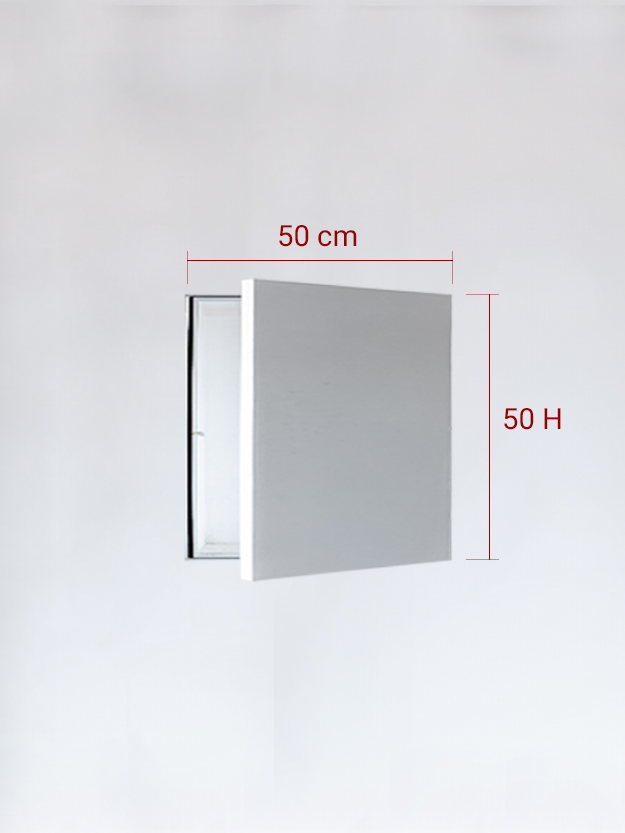 Invisible single panel cm 50×50