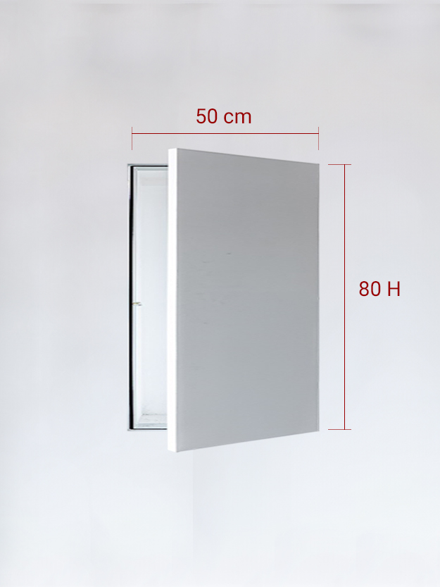 Invisible single panel cm 50×80