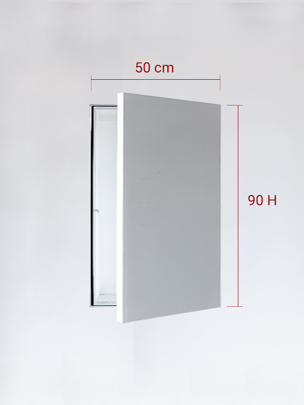 Invisible single panel cm 50×90