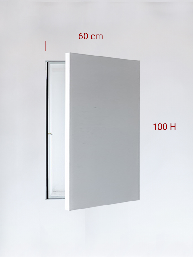 Invisible single panel cm 60×100