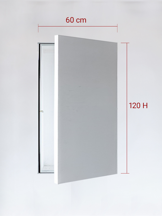 Invisible single panel cm 60×120