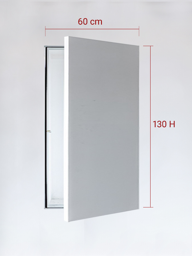 Invisible single panel cm 60×130