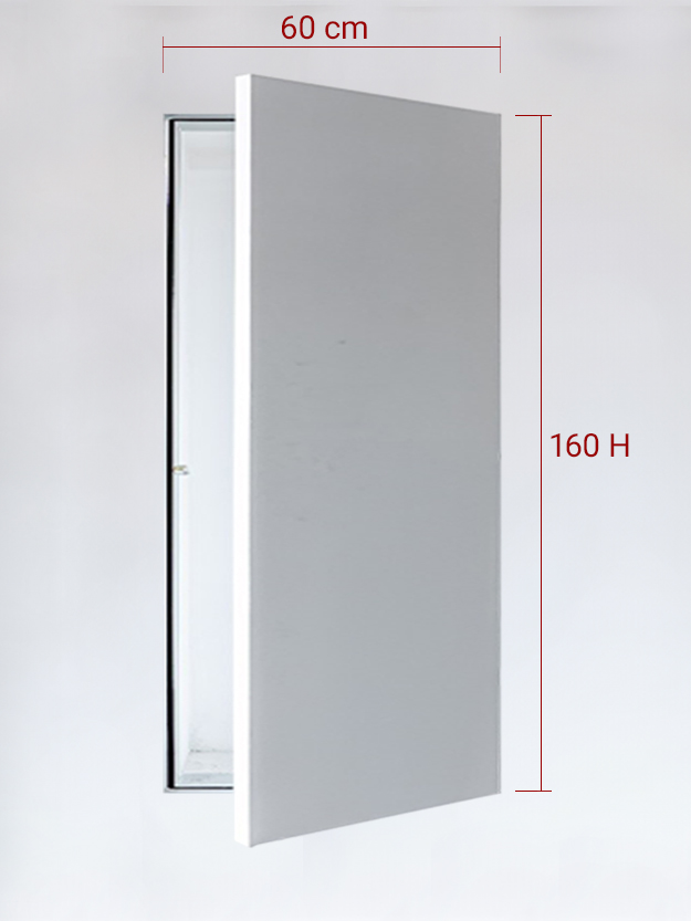 Invisible single panel cm 60×160