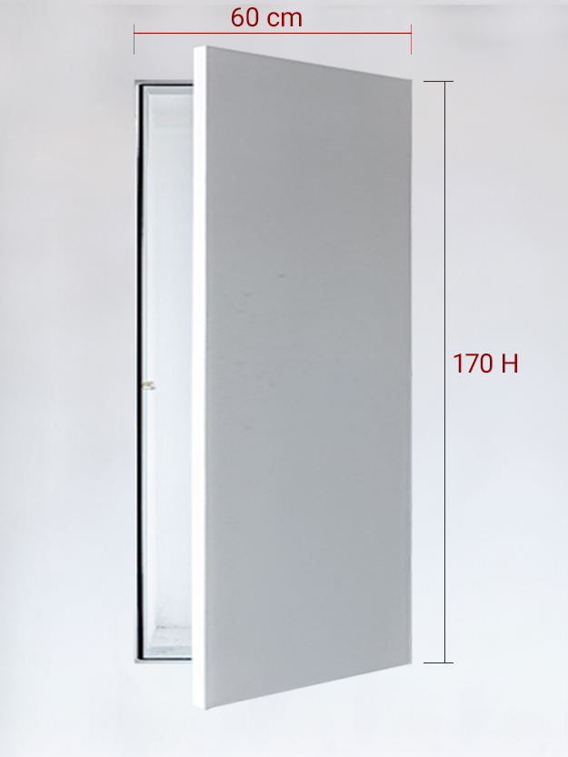 Invisible single panel cm 60×170