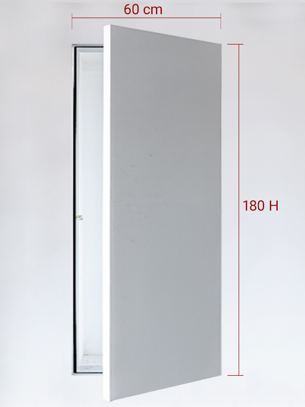 Invisible single panel cm 60×180