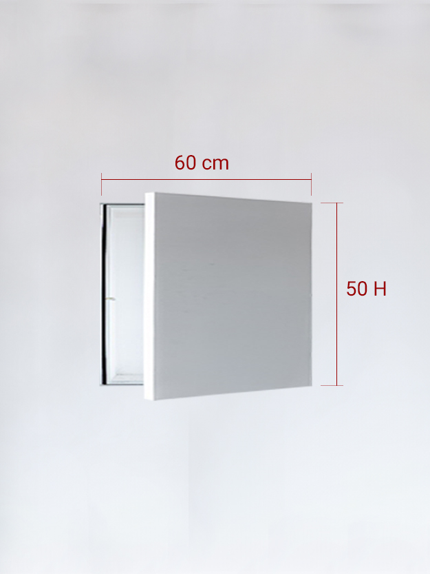 Invisible single panel cm 60×50