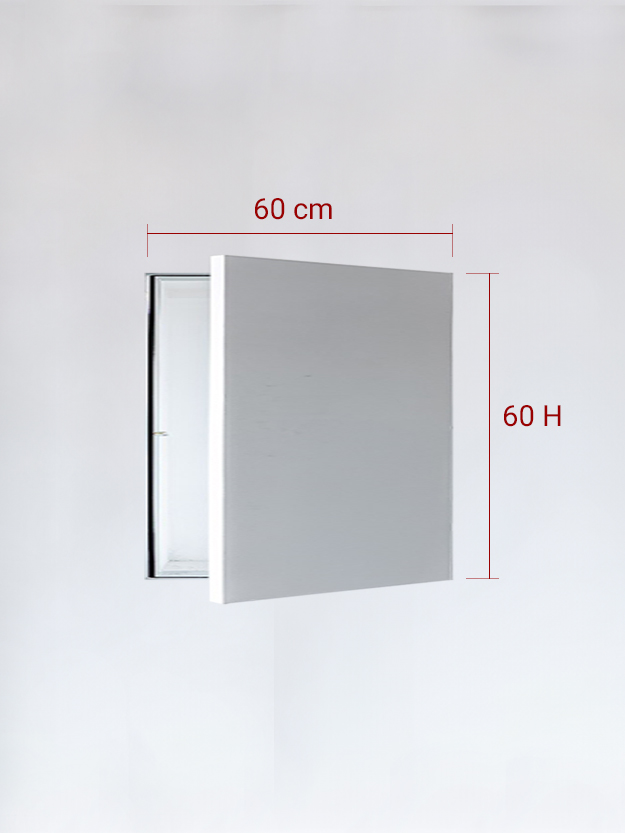 Invisible single panel cm 60×60