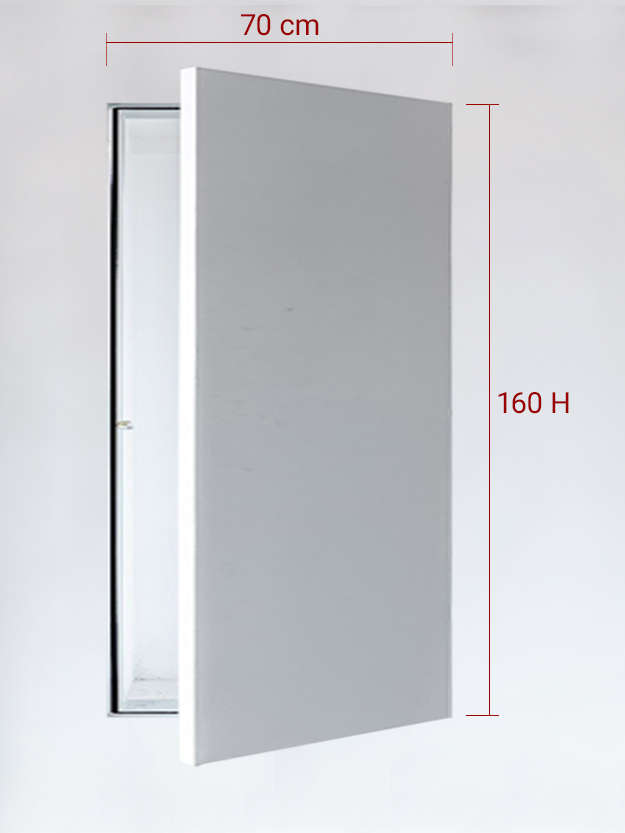 Invisible single panel cm 70×160