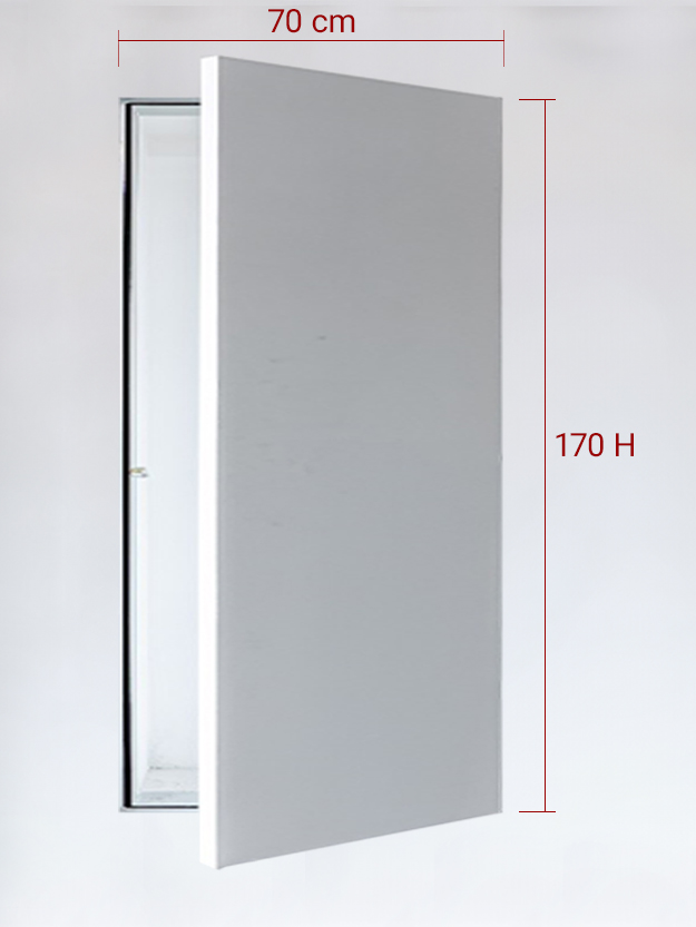 Invisible single panel cm 70×170