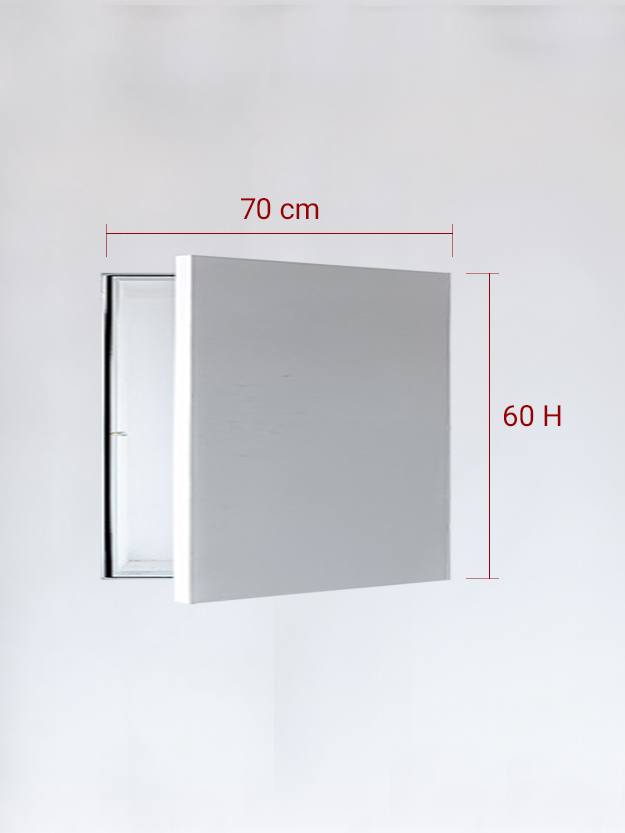 Invisible single panel cm 70×60